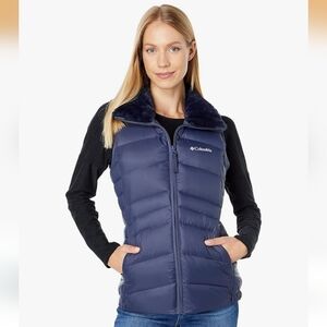 Columbia Women's Autumn Park Vest Blue Size Medium